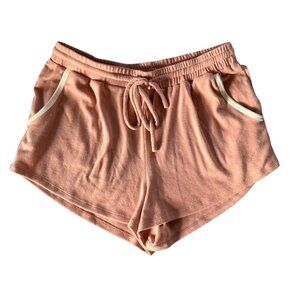 Meraki pink and white comfy shorts size large